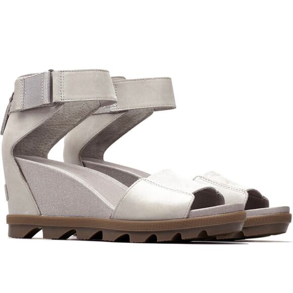 Sorel Joanie II Ankle Strap Nubuck Wedge - size 7 - M-O11 - Picture 1 of 11